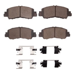Mitsubishi Eclipse Cross Brake Pads - Front - R1 Concepts - R1 Ceramic Pads & Hardware Kit - `18-`25